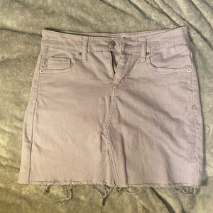 Lavender Jean Skirt